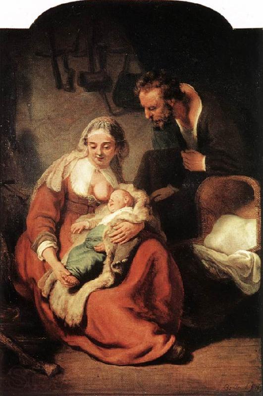 REMBRANDT Harmenszoon van Rijn The Holy Family x Germany oil painting art
